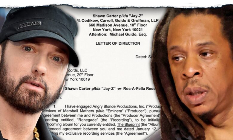 Jay-Z & Eminem signed 'Renegade' contract hits auction block