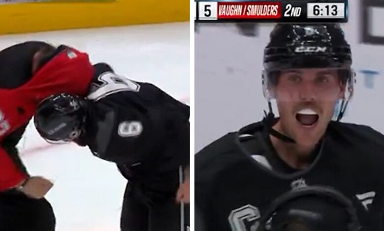 Justin Bieber Fighting with Jeremy Roenick at Charity Hockey Game