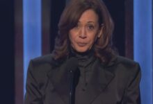 Kamala Harris accepts the chairman of the NAACP at 2025 ceremony