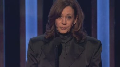 Kamala Harris accepts the chairman of the NAACP at 2025 ceremony