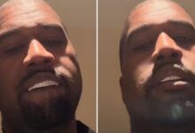 Kanye West speaks on Kardashian diss track with $ 850k grill