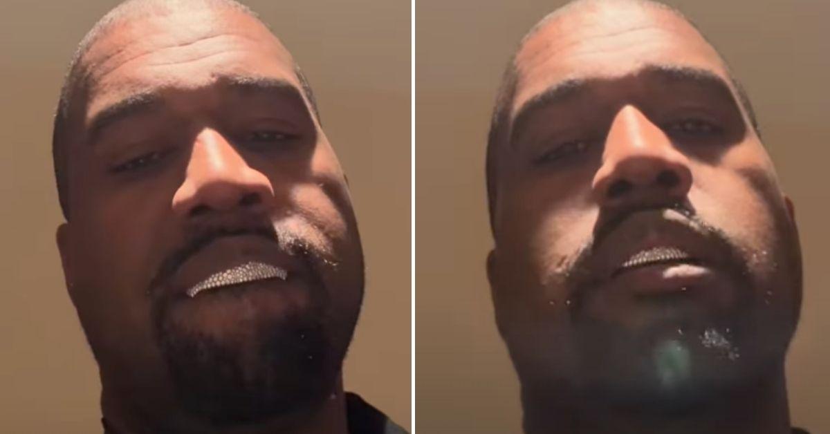 Kanye West speaks on Kardashian diss track with $ 850k grill