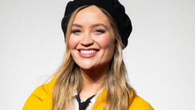 Love Island UK's Laura Whitmore shares the latest texts from Caroline Flack