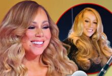 Mariah Carey is wearing Skintight Mesh Top, Leggings to Top Golf in Las Vegas