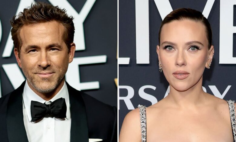 Ryan Reynolds, Scarlett Johansson and more exes at SNL 50 Birthday