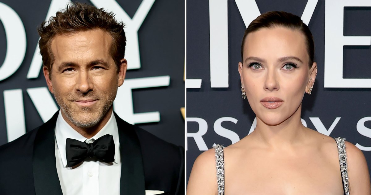 Ryan Reynolds, Scarlett Johansson and more exes at SNL 50 Birthday