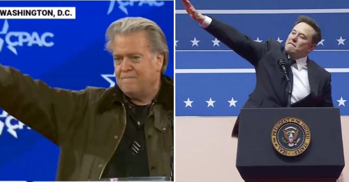Steve Bannon 'blinks Nazi -Grut' at a conservative conference