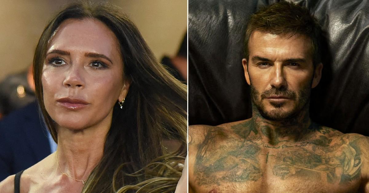 Victoria 'anxious' trouser campaign by David Beckham.