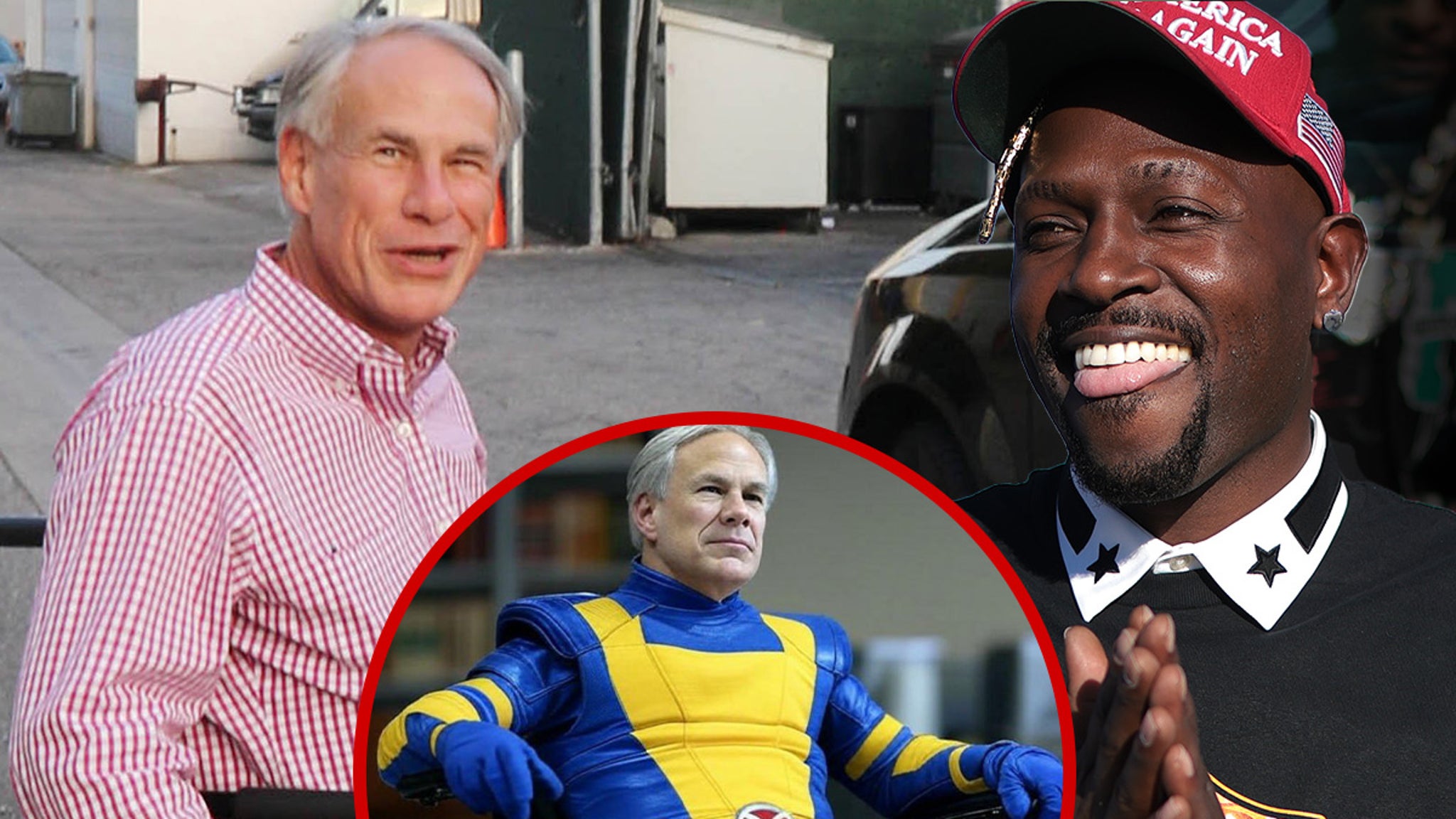 Greg Abbott shares the X-Men-MEME of Antonio Brown after 'Governor Hot Wheels' Dig