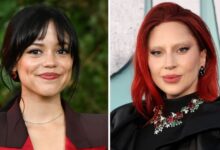 Jenna Ortega says that working with Lady Gaga on 'Wednesday' is 'the best'