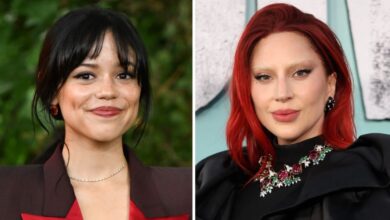 Jenna Ortega says that working with Lady Gaga on 'Wednesday' is 'the best'