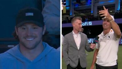 Josh Allen touches TGL with NFL Bros for bachelor party