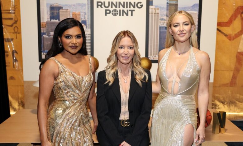 Kate Hudson, Mindy Kaling & Jeanie Buss on 'Running Point' from Netflix