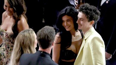 Kylie Jenner Kusten Timothée Chalamet at Academy Awards