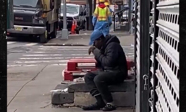 NYC officials try to help people caught the camera eating dead rat