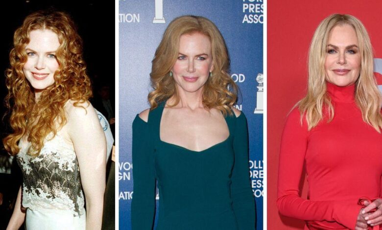 Within Nicole Kidman's wanted red carpet transformation over the years