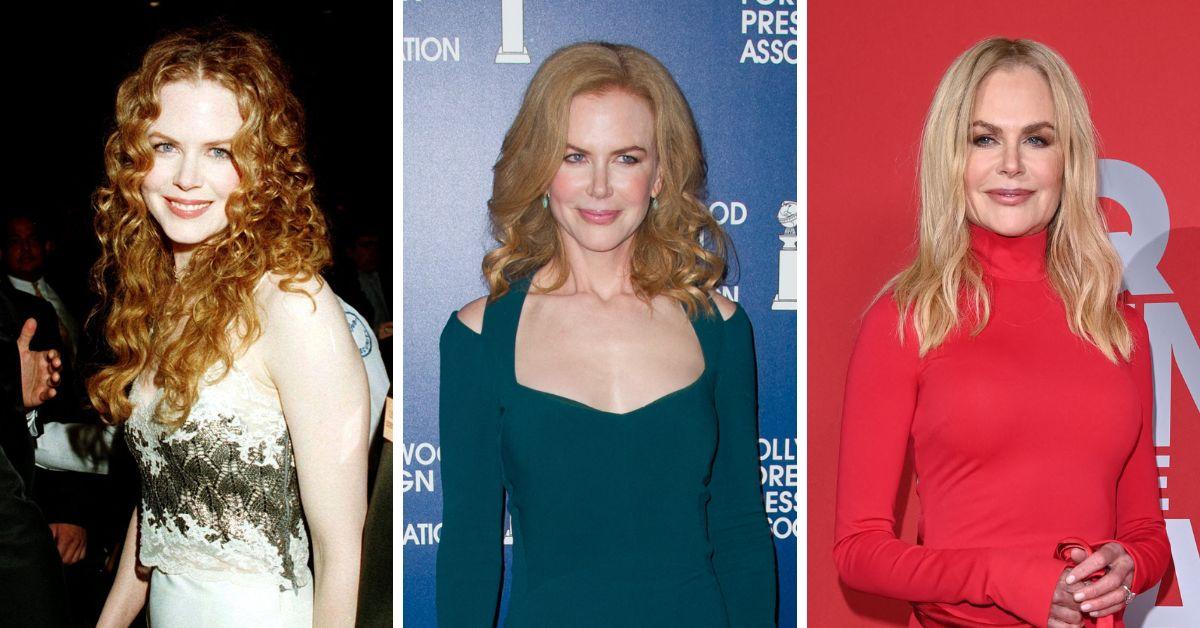 Within Nicole Kidman's wanted red carpet transformation over the years