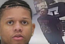 Yella bee seen on video in cuffs surrounded by police in Dallas in Dallas