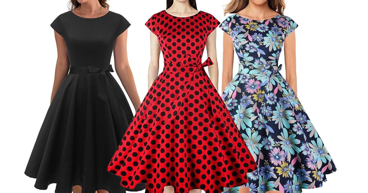 Buy this flattering, vintage-style Amazon dress for just $ 37