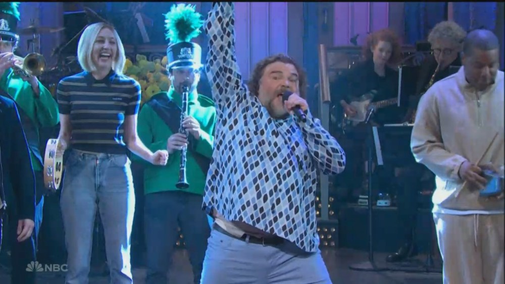 Jack Black sings about 'SNL' Return in Opening Monologue