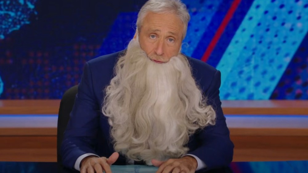 Jon Stewart tackles Trump's first 100 days at the office: 'I'm so tired'