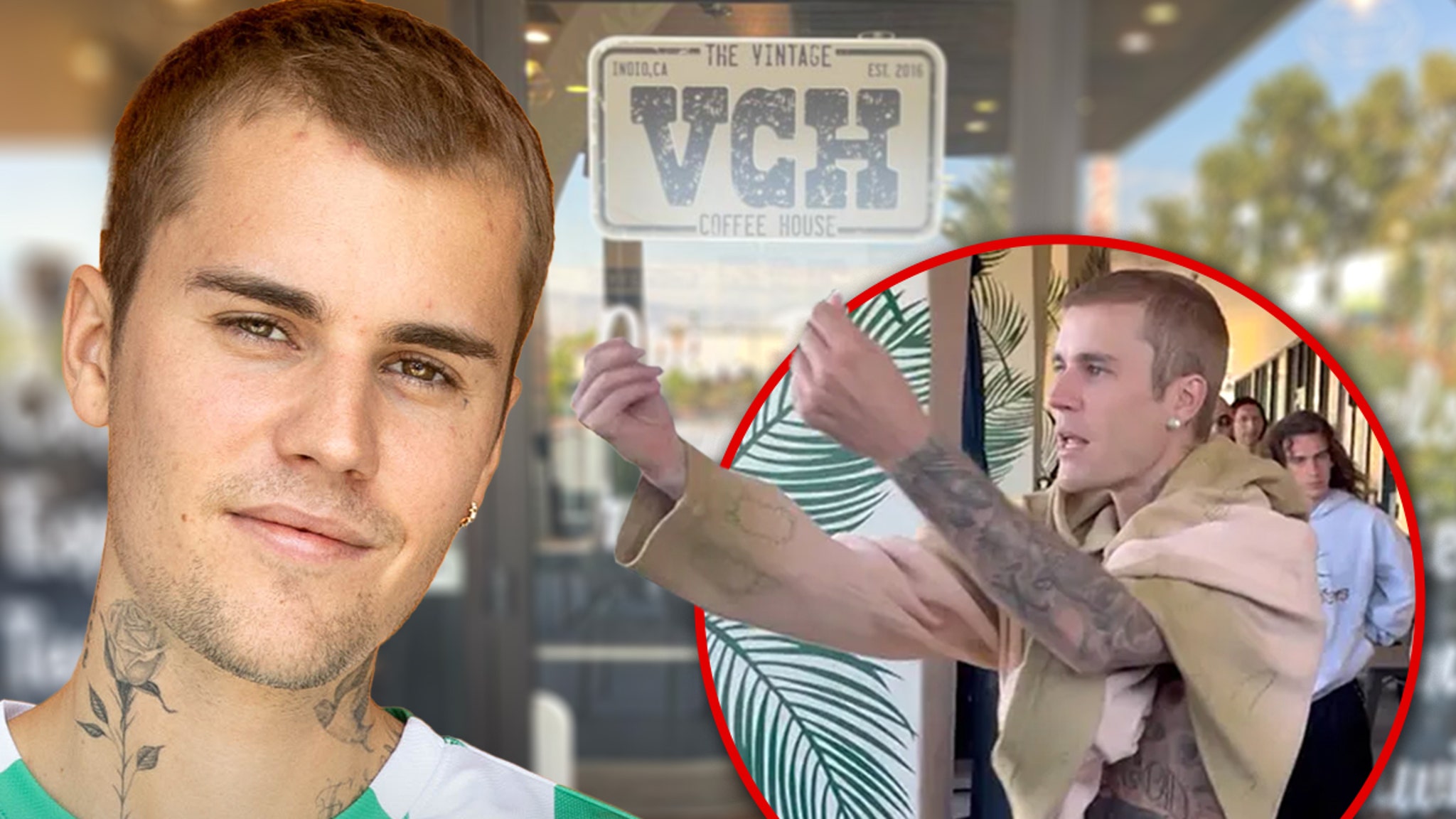 Justin Bieber Flips Switch after calling Fotogs, friendly in coffee shop