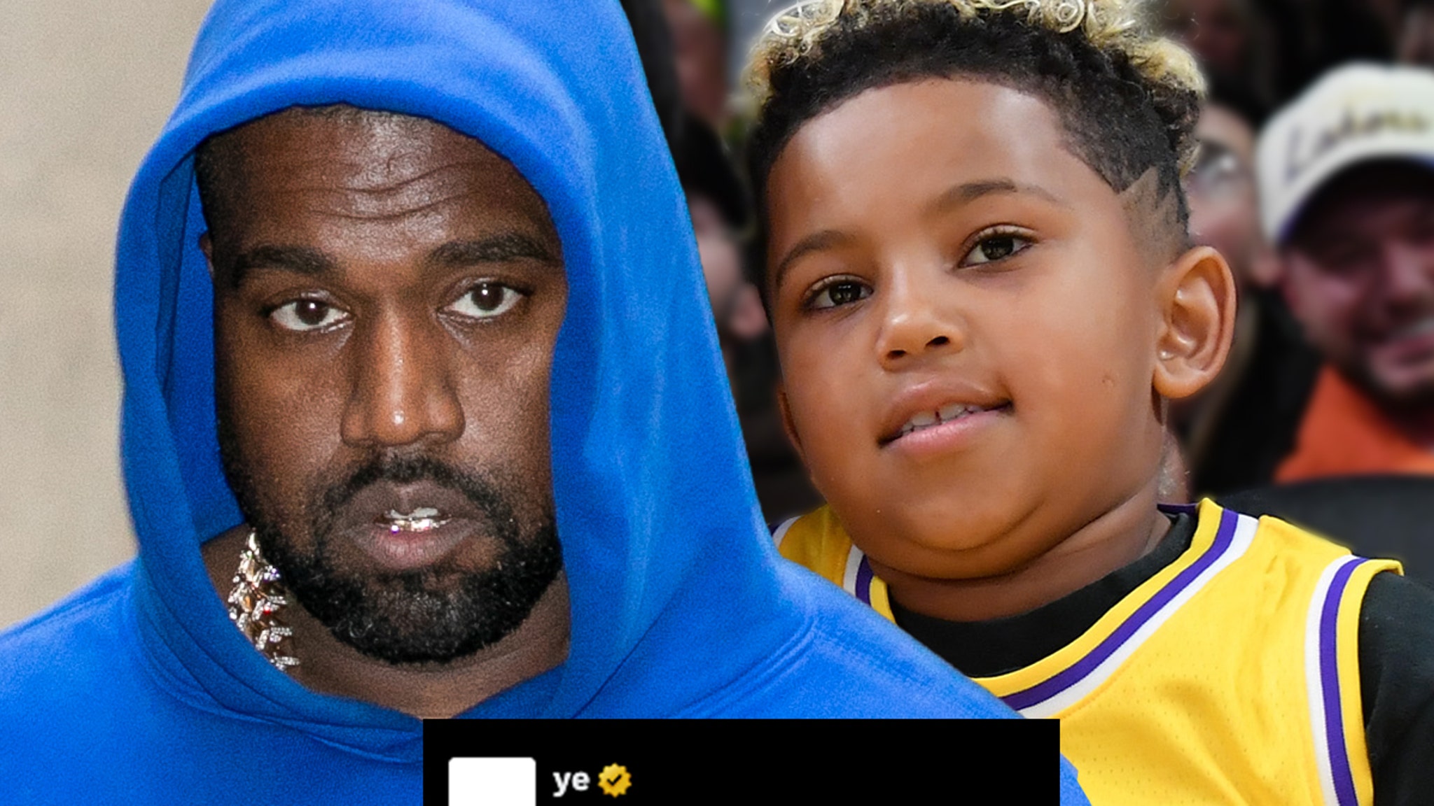Kanye West can see his children at any time, Saint has seen this year despite the claim