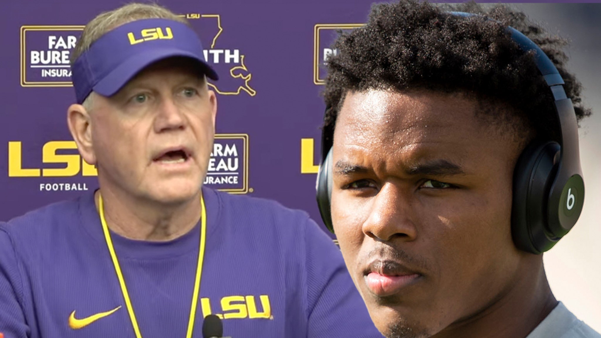 LSU coach Brian Kelly mourns the death of Kyren Lacy, "He was a clear star"
