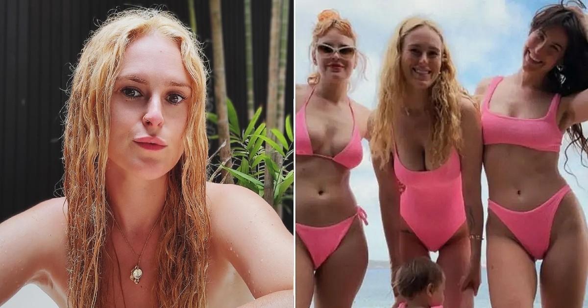 Rumer Wills hit because they admit that they are taking bathing with her adult sisters