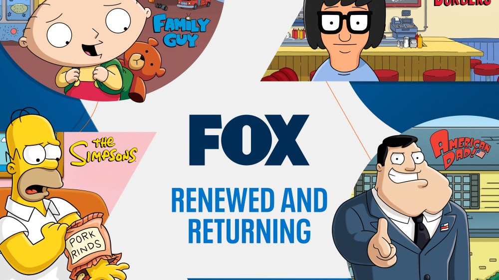 'The Simpsons', 'Family Guy,' 'Bob's Burgers' renewed for four seasons