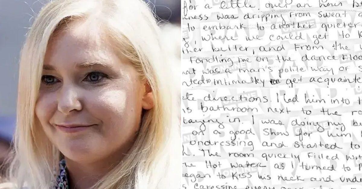 Virginia Giuffre's secret diary reveals the abuse and recruitment of Epstein