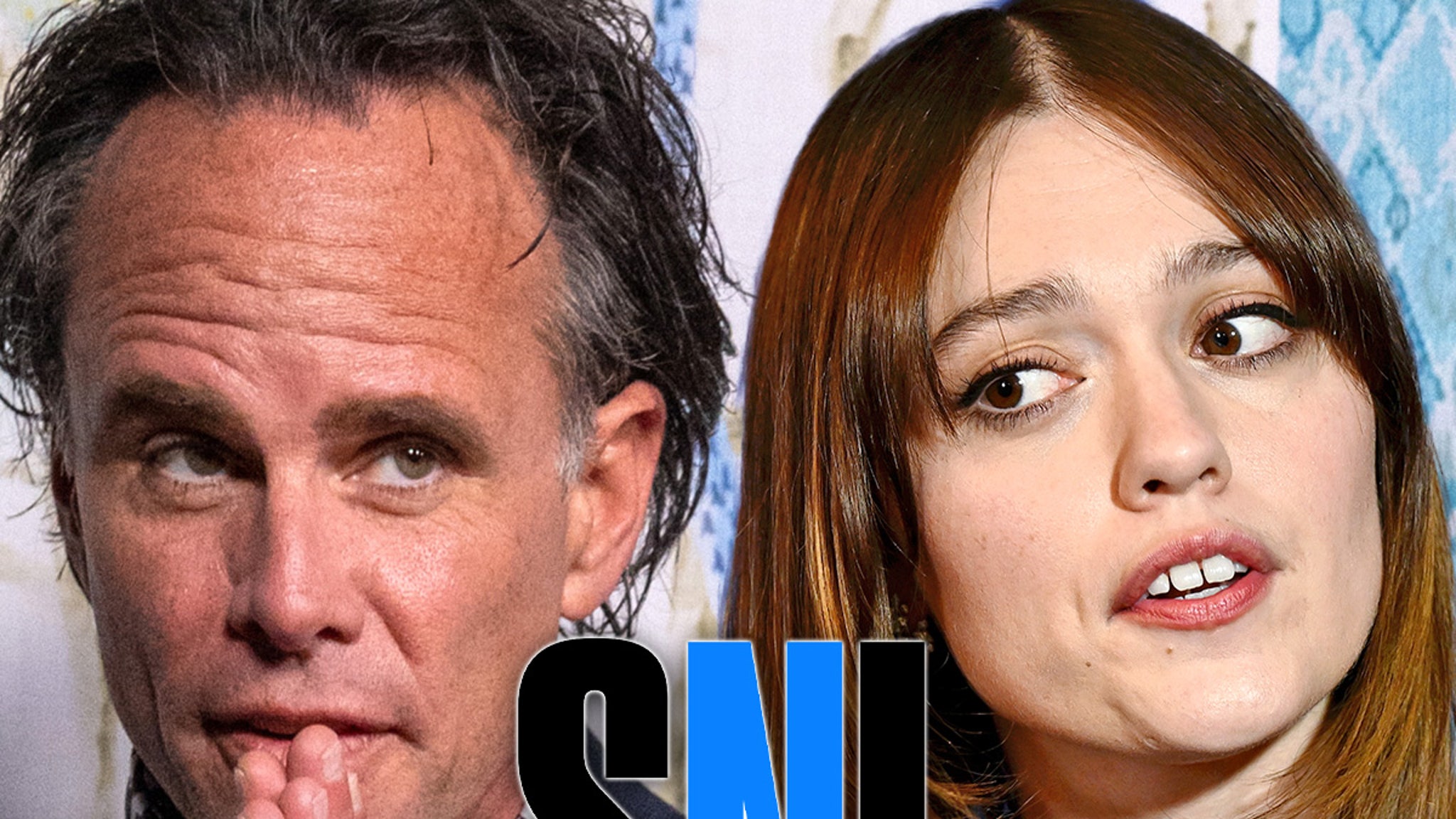 Walton Goggins was in conversation with host 'SNL' before he went to Aimee Lou Wood Swipe Swipe