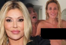 Brandi Glanville removes the top, friend grabs her breasts in steaming snaps