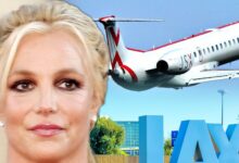 Britney Spears Drinking, Lighting cigarette on the flight, called authorities