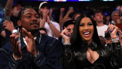 Cardi B and Stefon Diggs look beaten at Knicks game in the midst of dating rumors