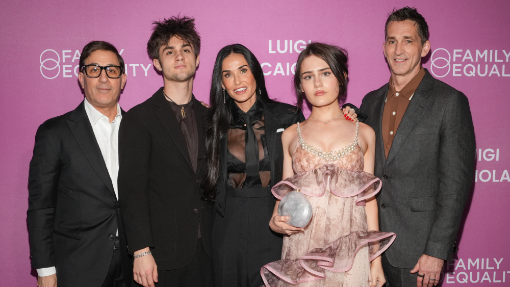Demi Moore, Nicole Scherzinger on the Night of Family Equality at the Pier Gala