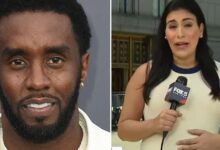 Diddy Mouts 3 words Ask the pregnant reporter during the process