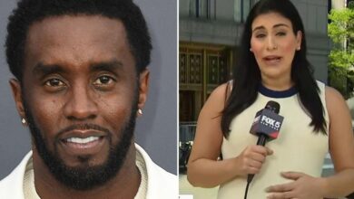 Diddy Mouts 3 words Ask the pregnant reporter during the process