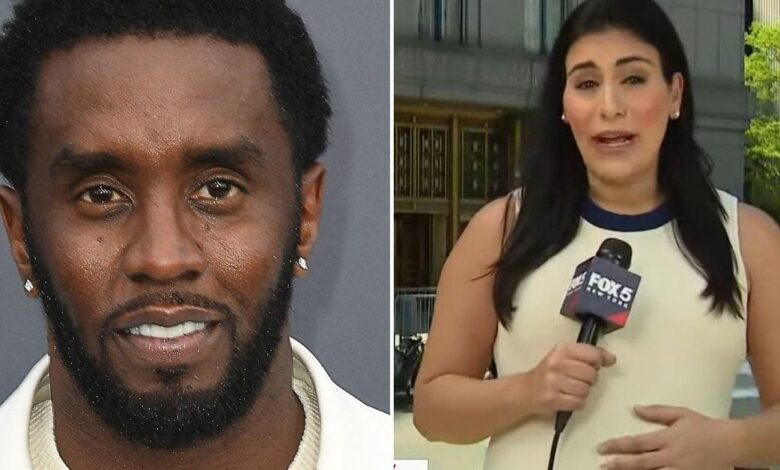 Diddy Mouts 3 words Ask the pregnant reporter during the process