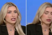 Fox News Guest vague and falls live on the ground in the air