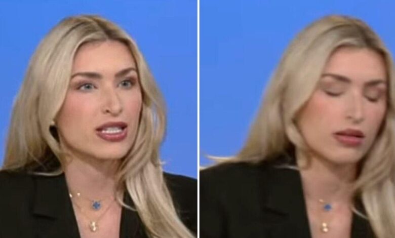 Fox News Guest vague and falls live on the ground in the air