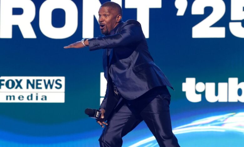 Jamie Foxx's Trump Print, David Letterman