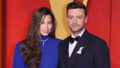 Jessica Biel confesses that she set up a 'Happy Face' in the midst of divorce rumors