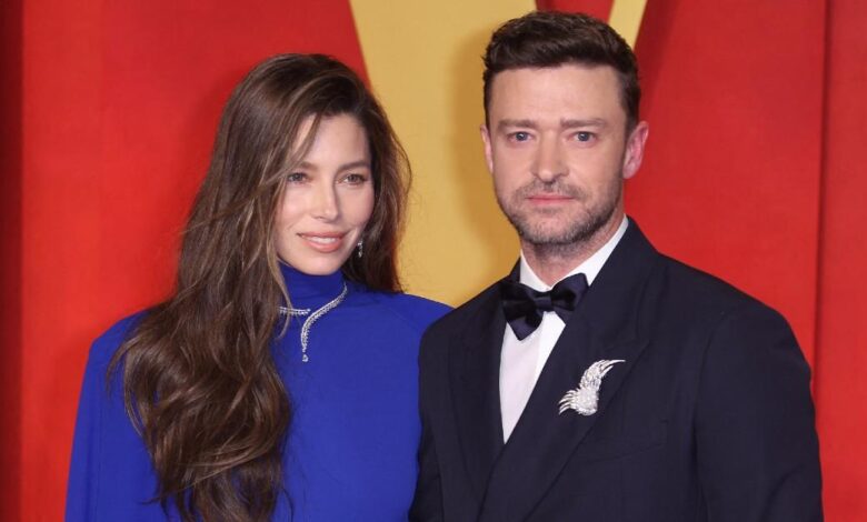 Jessica Biel confesses that she set up a 'Happy Face' in the midst of divorce rumors