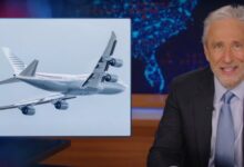 Jon Stewart hits Donald Trump to accept Jet from Qatar Royals