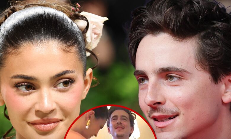 Kylie Jenner uses Lint Roller on Timothée Chalamet in Sweet Snap