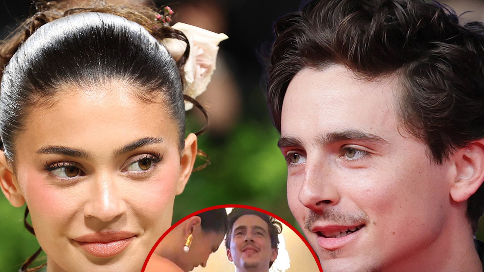 Kylie Jenner uses Lint Roller on Timothée Chalamet in Sweet Snap