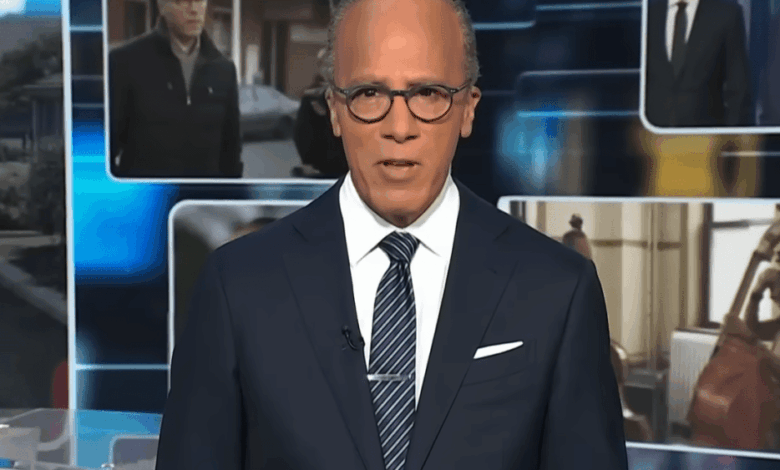 Lester Holt signs as 'NBC Nightly News' anchor in the last broadcast