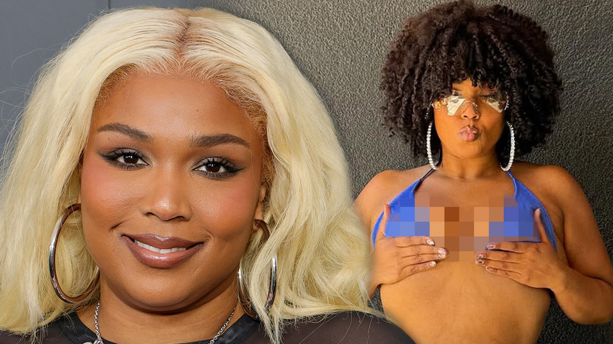 Lizzo twerks and holds Grammy's stuck in Teeny Bikini, on video