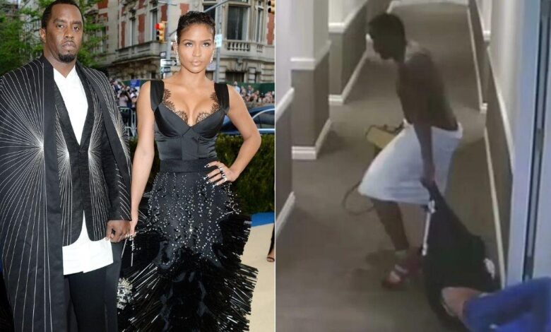 New security video reveals horrors from Diddy's hotel attack on Cassie